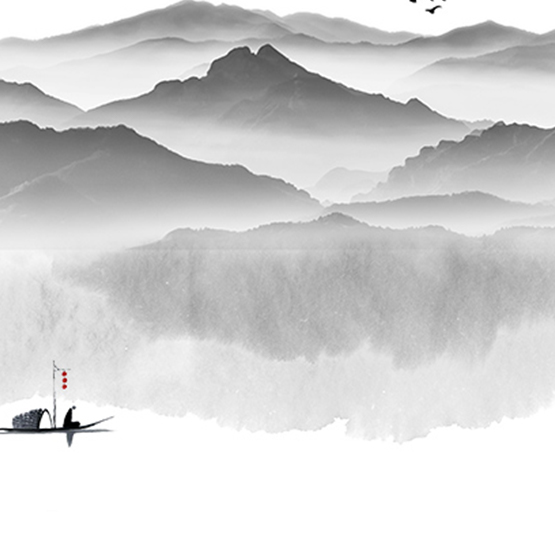 新中式柔纱卷帘