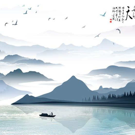 新中式柔纱卷帘